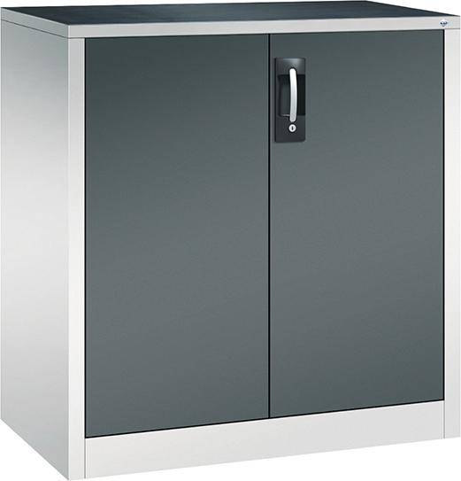 Beistellschrank B930xT500xH1000 mm RAL 7035/7016,1Fachboden Tragkraft 70kg - Artikel: 7830372431