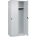 Garderobenschrank CLASSICB800xT500xH1850 mm RAL 7035/7035, 2 Abteile bodenstehend - Artikel: 7830951024 Garderobenschrank CLASSICB800xT500xH1850 mm RAL 7035/7035, 2 Abteile bodenstehend - Artikel: 7830951024