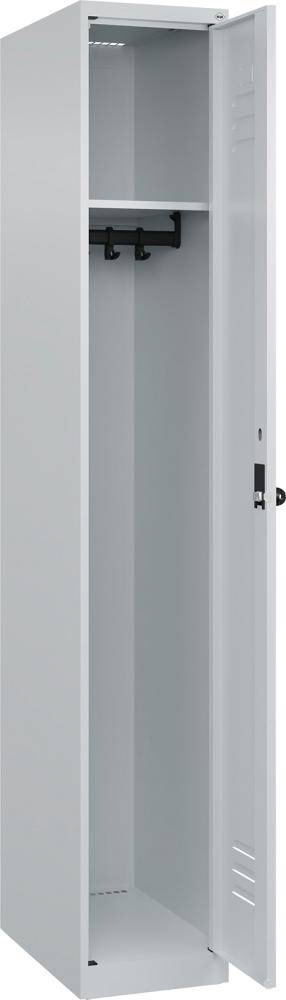 Garderobenschrank CLASSICB300xT500xH1850 mm RAL 7035/7035, 1 Abteil bodenstehend - Artikel: 7830951021