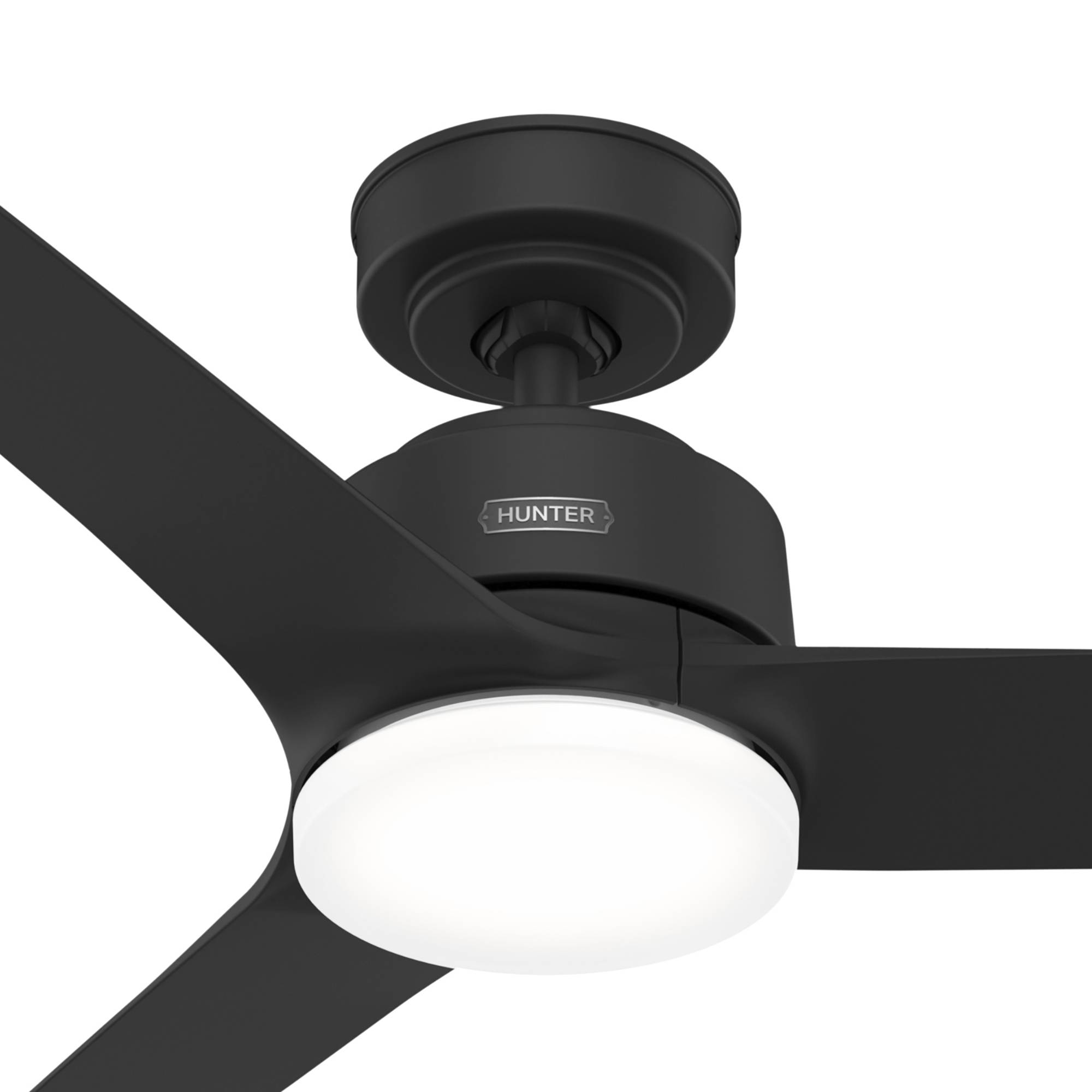 Deckenventilator Galvin Schwarz mit LED & Fernbedienung