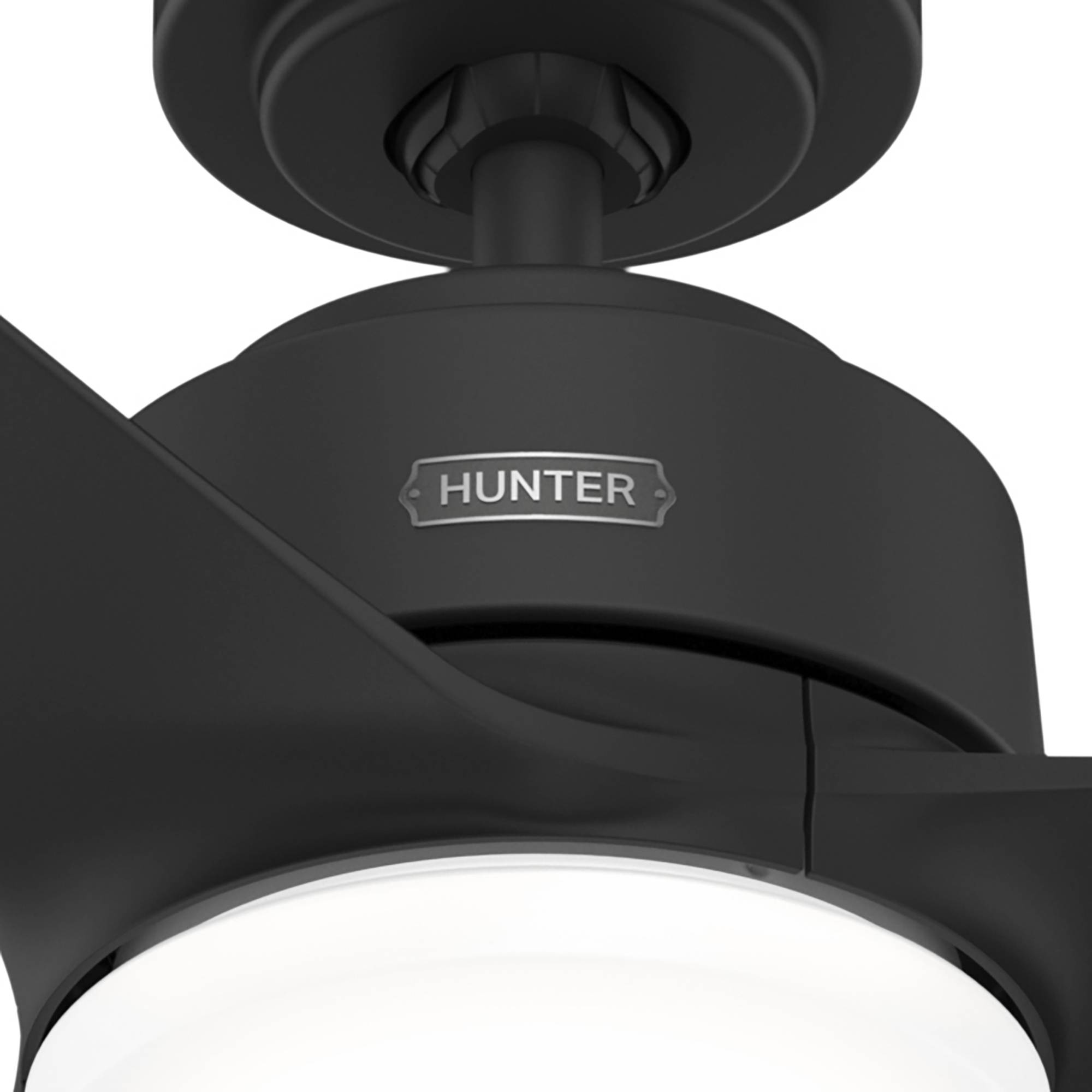 Deckenventilator Galvin Schwarz mit LED & Fernbedienung