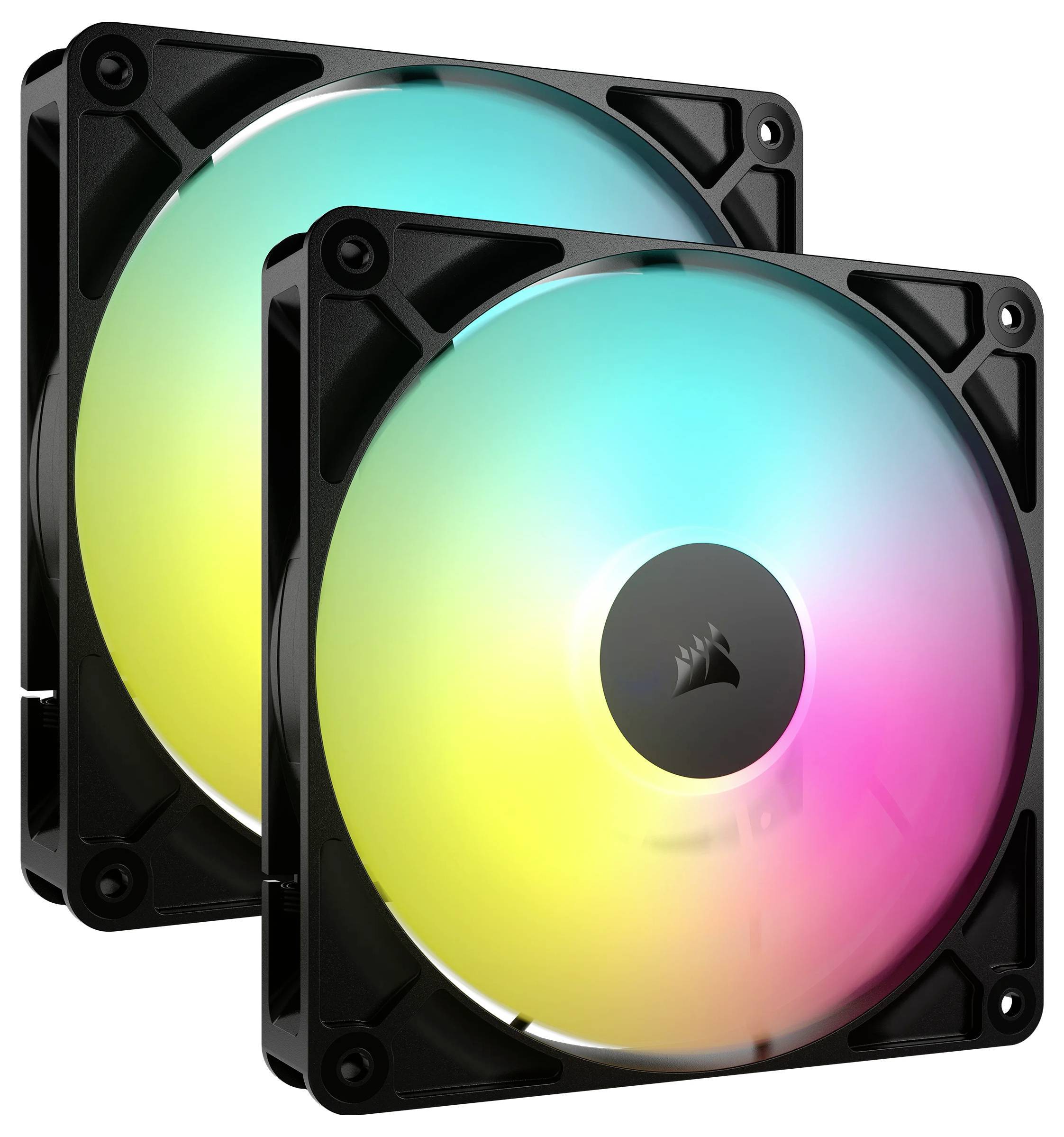 CORSAIR Lüfter 140*140*25 RS140 ARGB PWM Dual Pack Multimedia-Technik