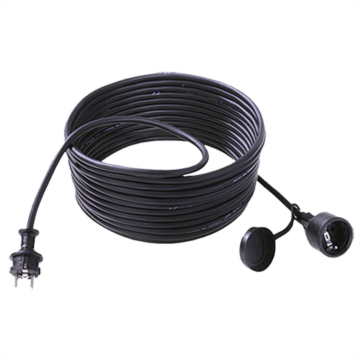 BACHMANN Extension 3G2,5mm², H07RN-F Gummi/Neopren Schutzkontakt, schwarz, 10 m Stromversorgung