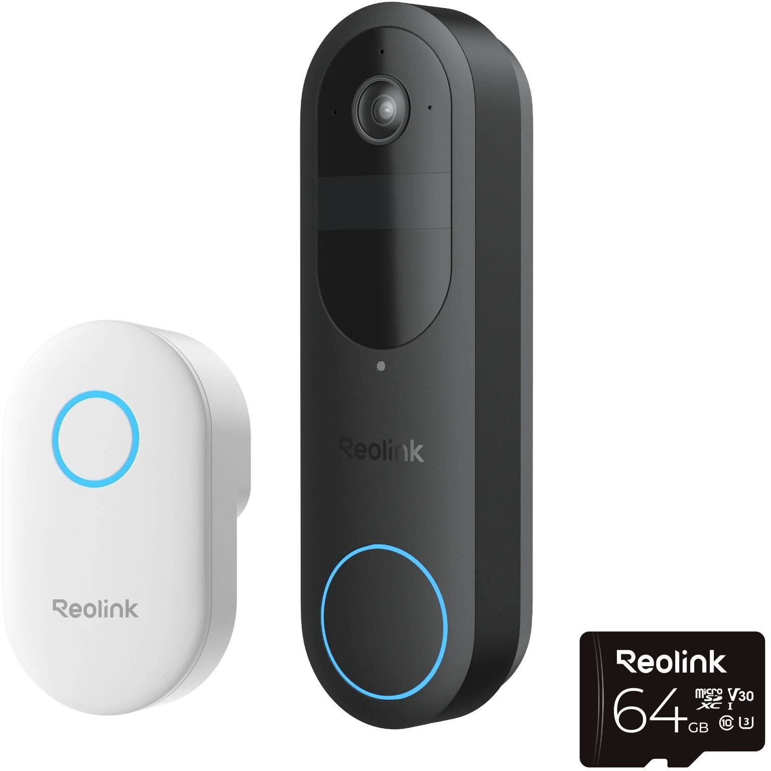 Reolink D340B w/ Chime + 64GB SD video intercom system Netzwerk Netzwerkkameras