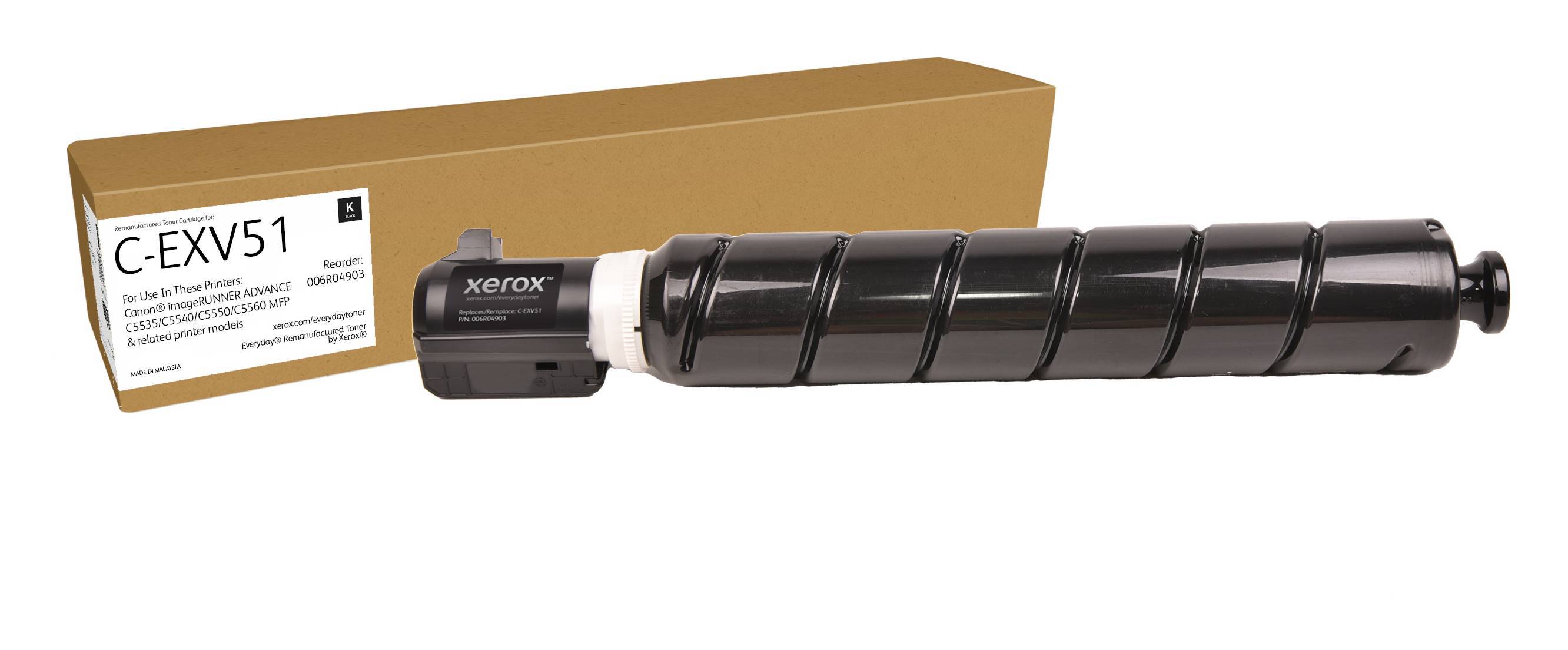 Xerox Toner Everyday Remanufactured Canon C-EXV51 Black Multimedia-Technik