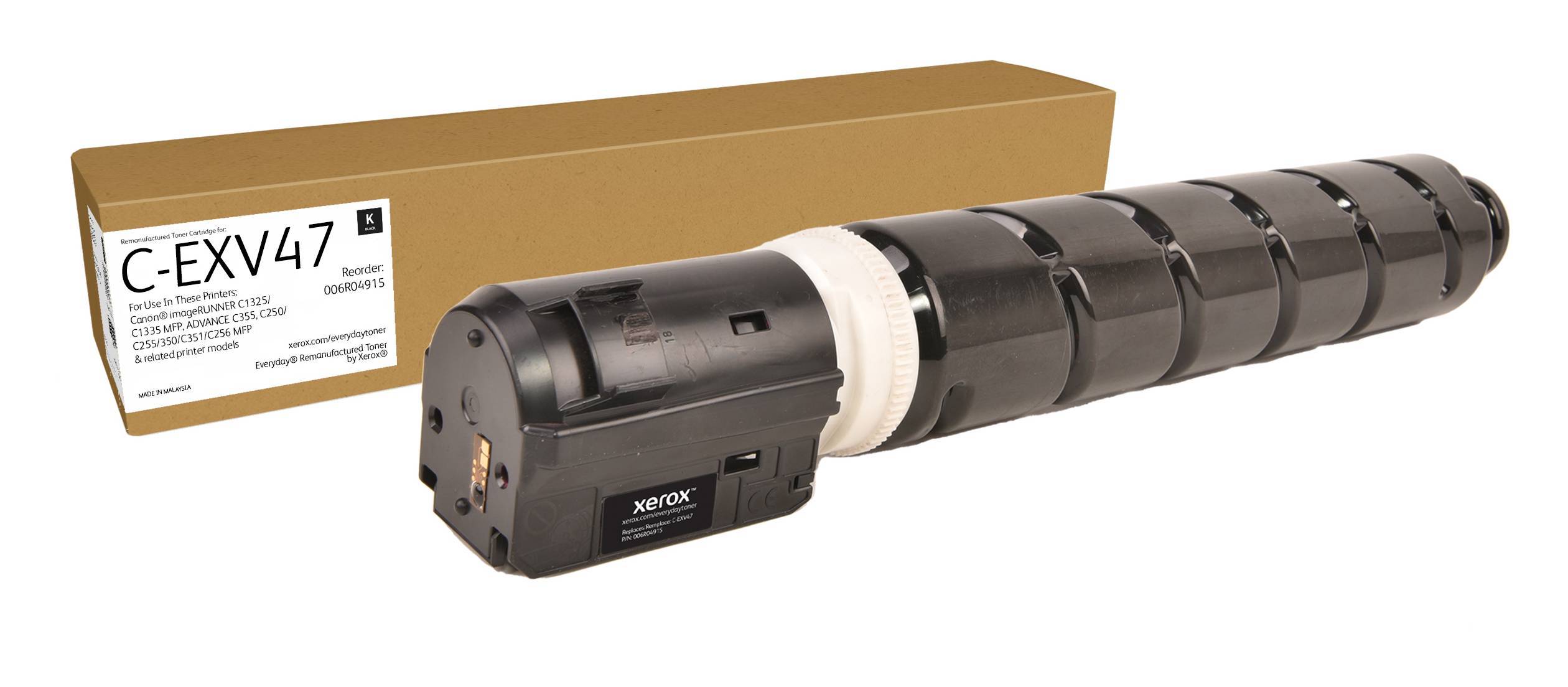 Xerox Toner Everyday Remanufactured Canon C-EXV47 Black Multimedia-Technik