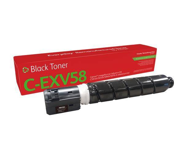 Xerox Toner Everyday Remanufactured Canon C-EXV58 Black Multimedia-Technik