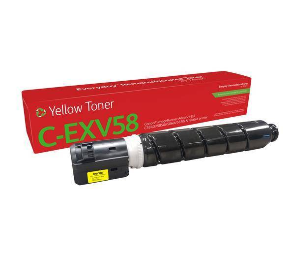 Xerox Toner Everyday Remanufactured Canon C-EXV58 Yellow Multimedia-Technik