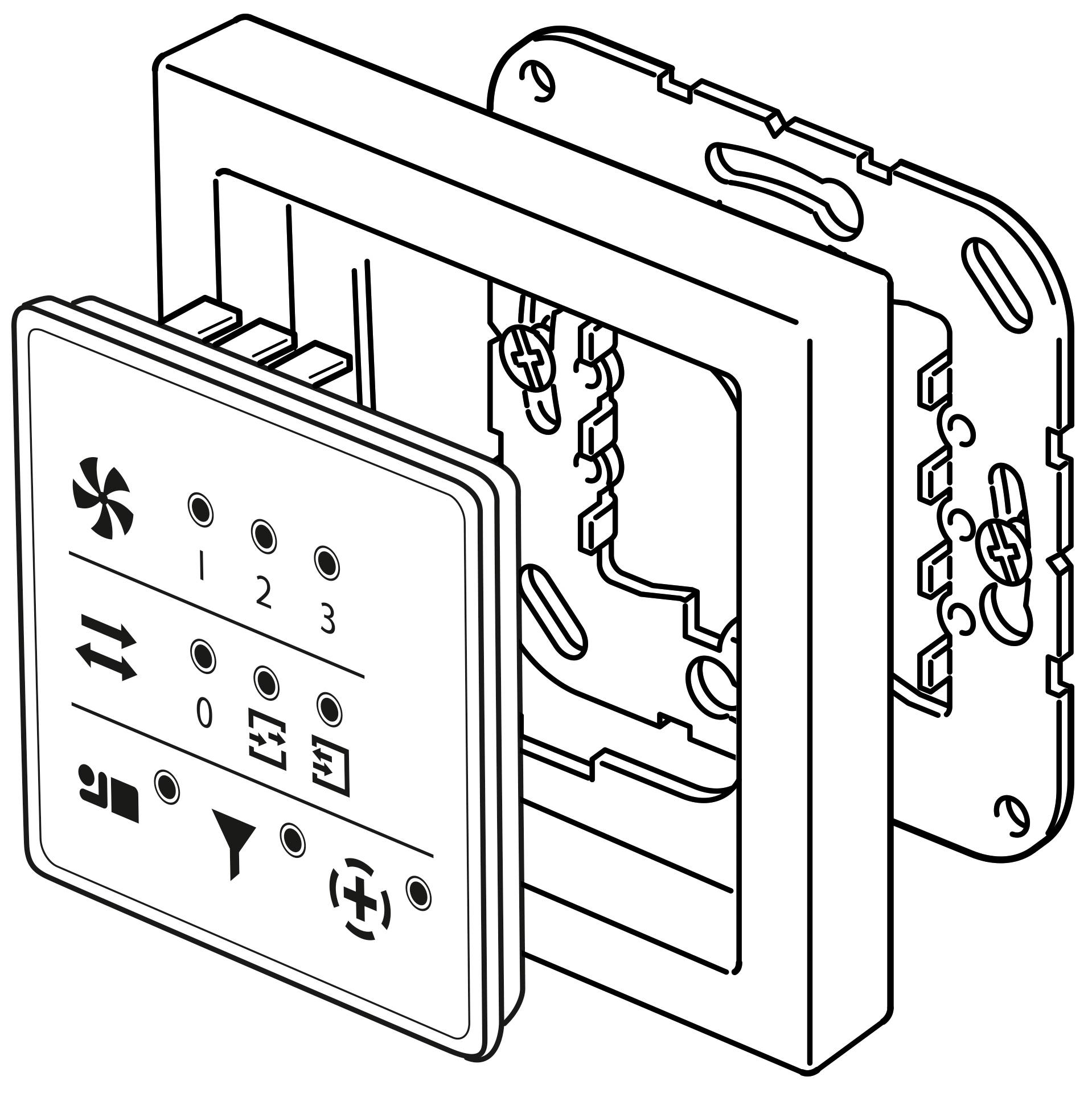 Roos R-Tube® Steuerungsplatine UP für bis zu 4 Geräte - 60030410