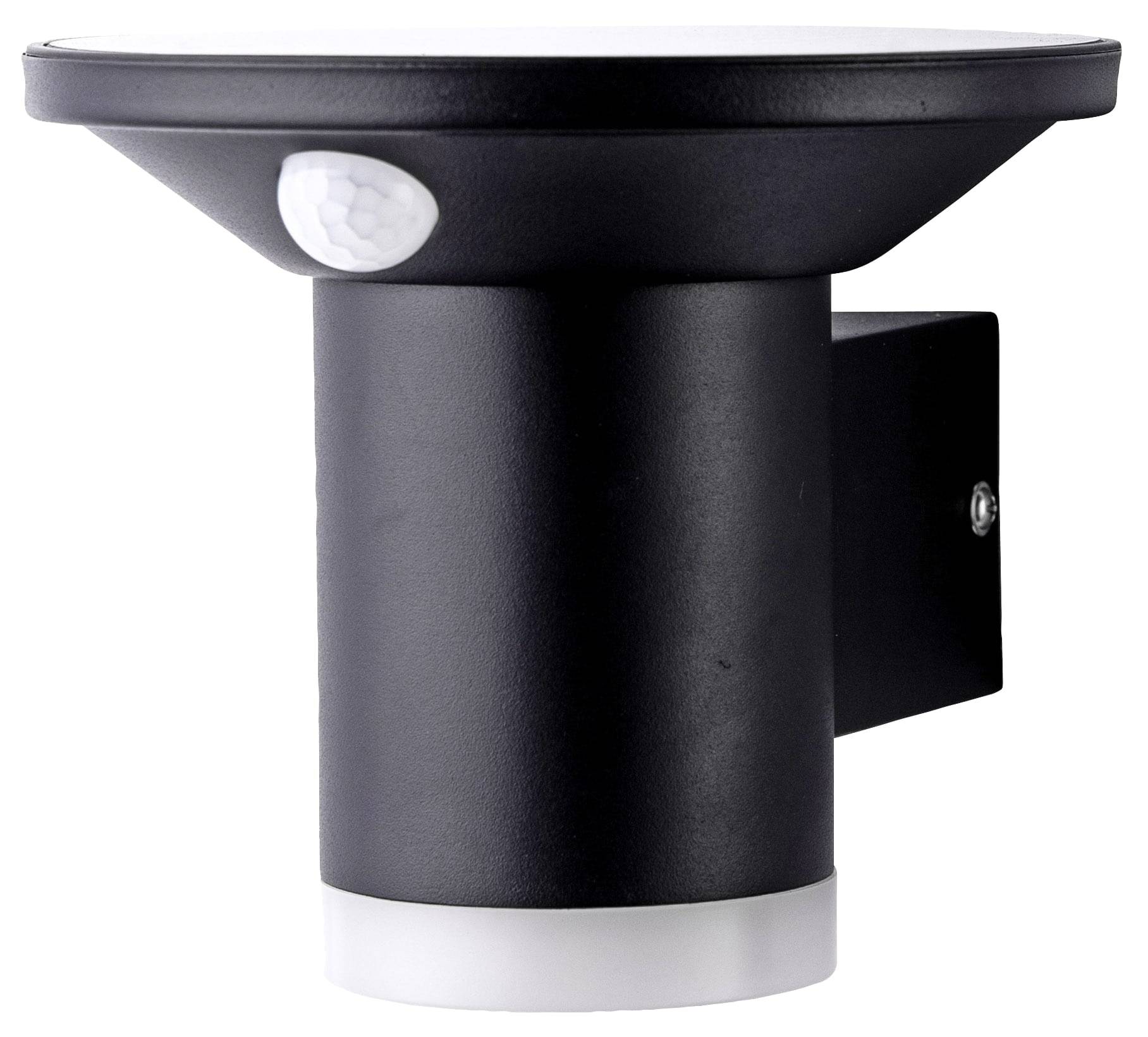 CHILITEC Solar LED-Wandleuchte SWL-AS500, IP44, 3000 K, PIR-Sensor