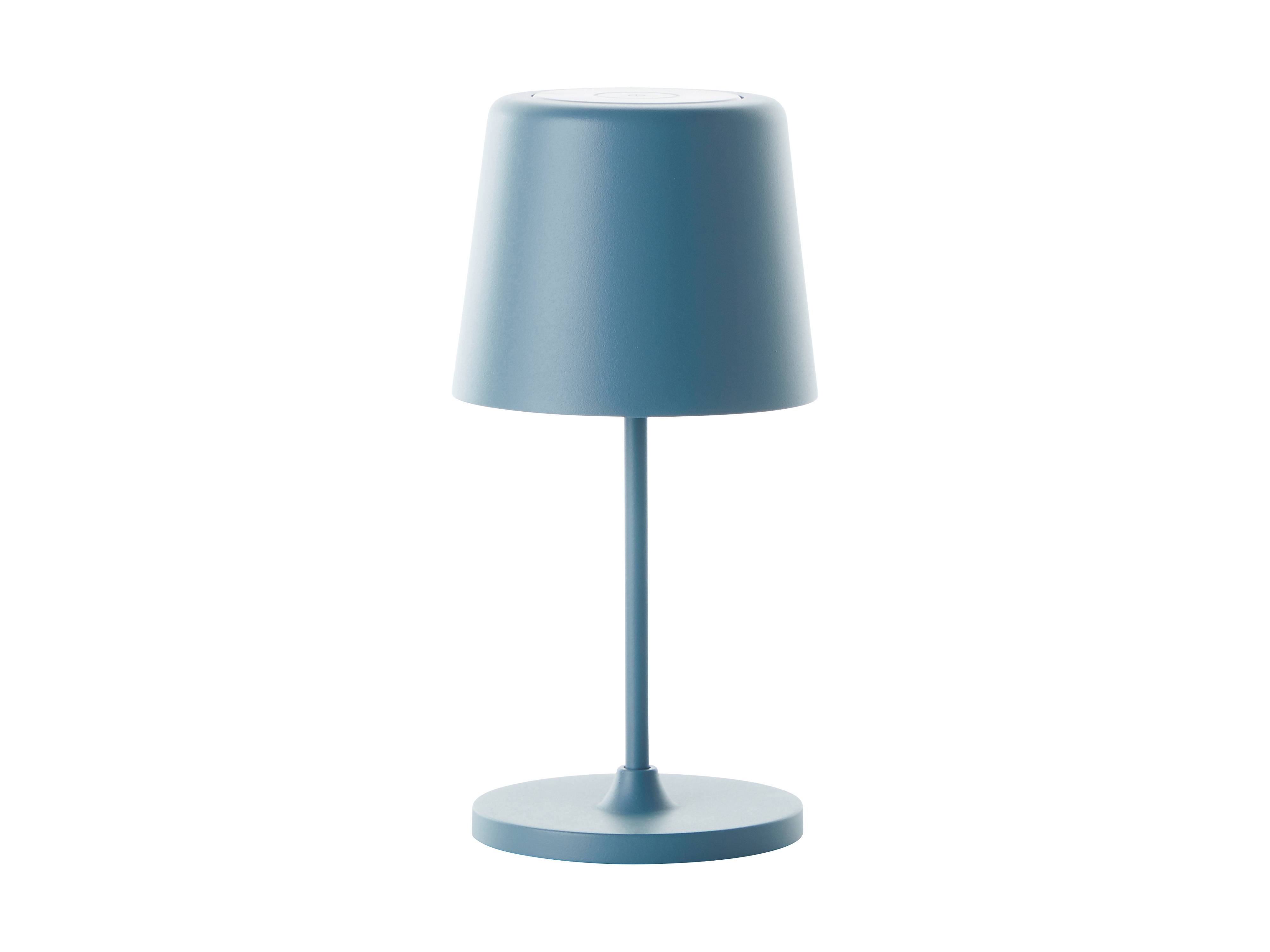 BRILLIANT LED-Akku-Tischleuchte Kaami, 2 W, 310 lm, 3000 K, blau, 2er Set