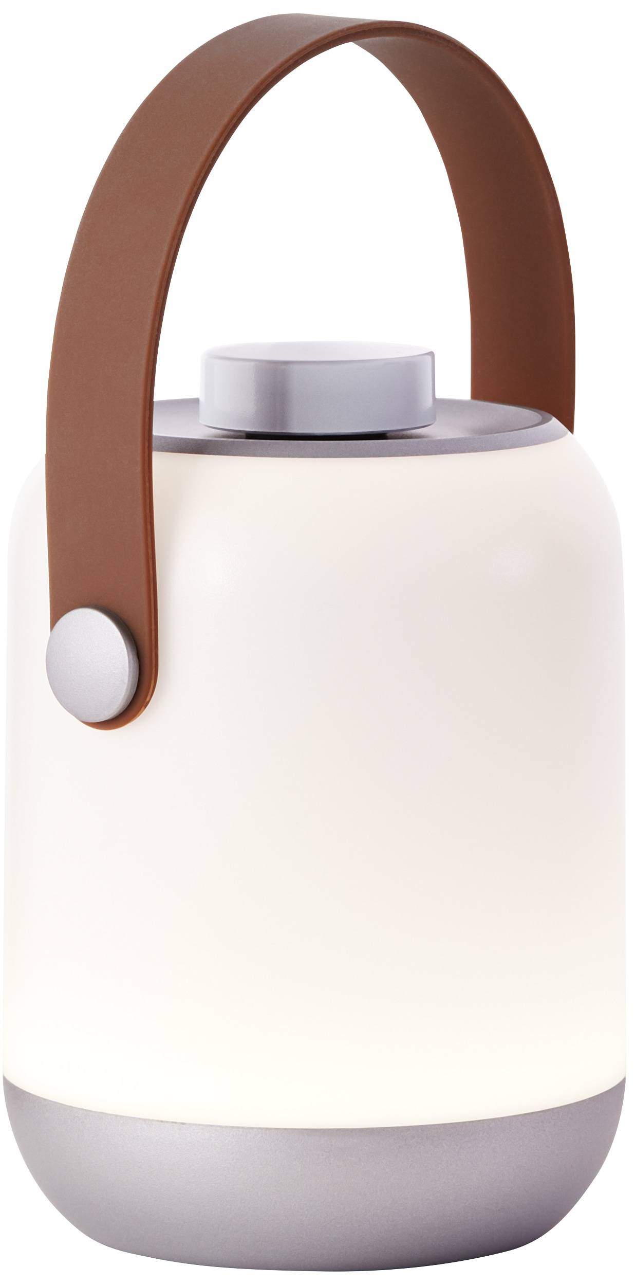 BRILLIANT LED-Akku-Außentischleuchte Gemma, weiß