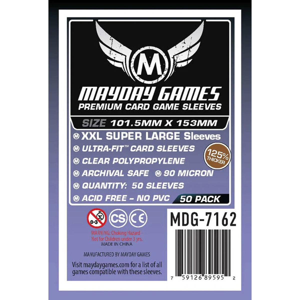 Mayday Premium Card Sleeves Kartenschutzhüllen 101,5 x 153 MM 50 Stück - 7162