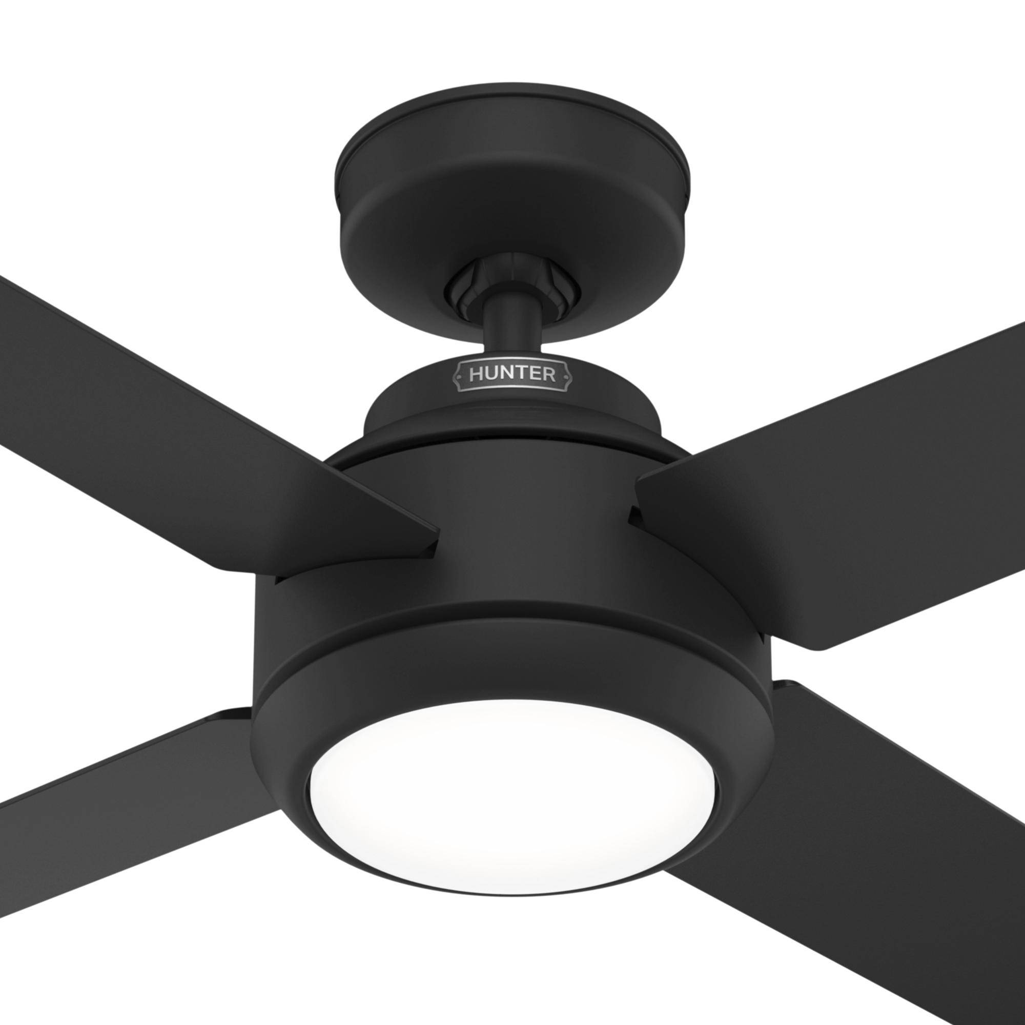 DC Deckenventilator Greta Schwarz mit LED & Fernbedienung