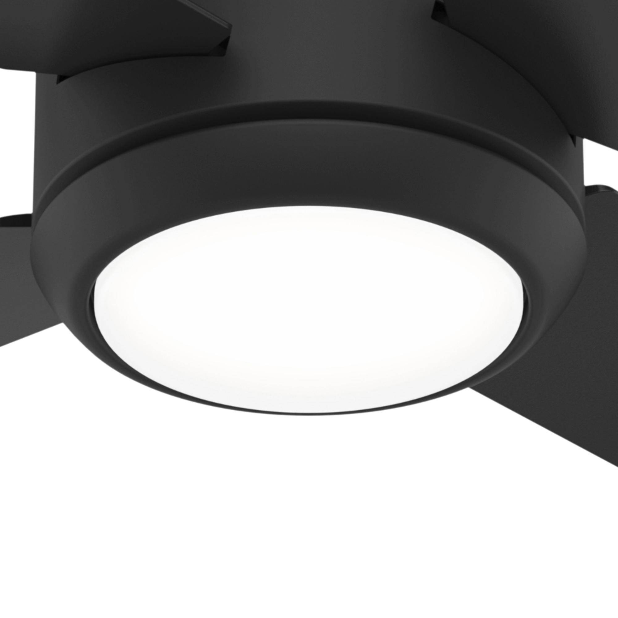 DC Deckenventilator Greta Schwarz mit LED & Fernbedienung