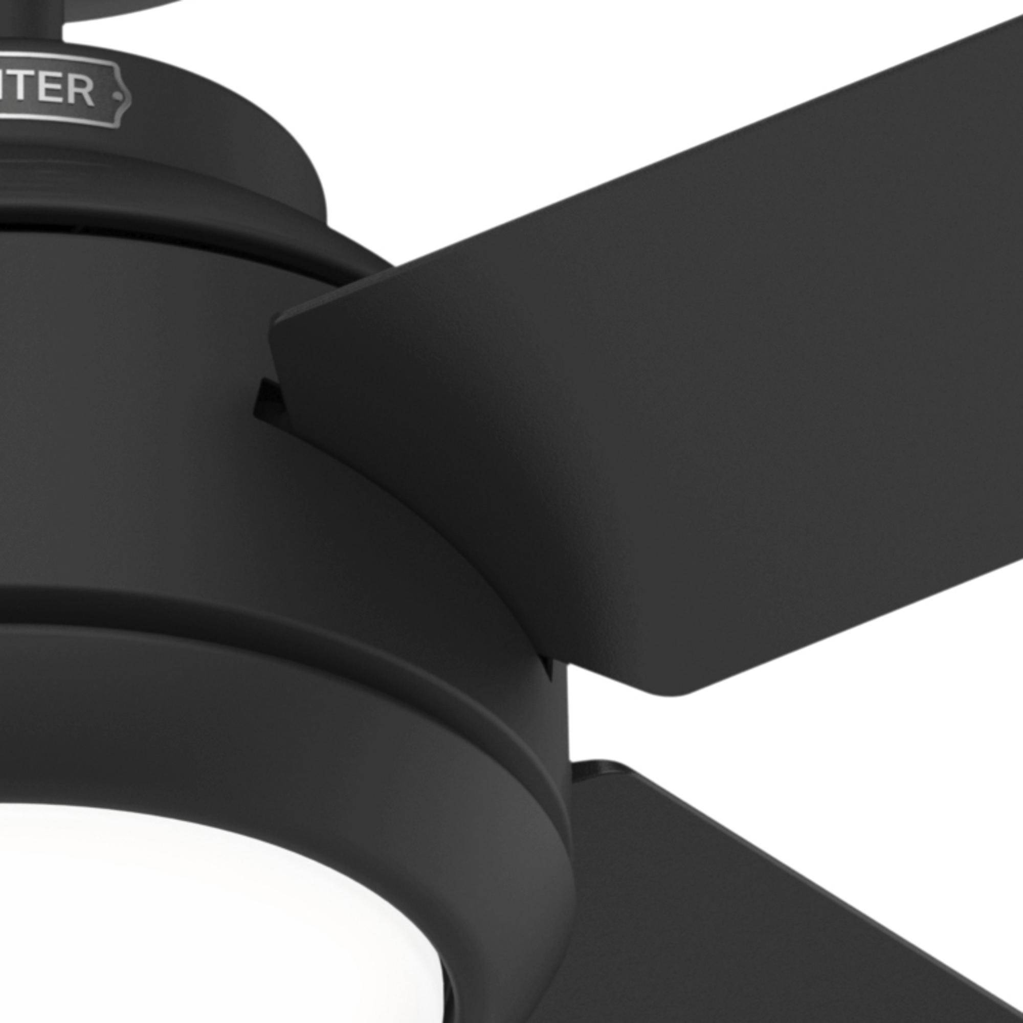 DC Deckenventilator Greta Schwarz mit LED & Fernbedienung