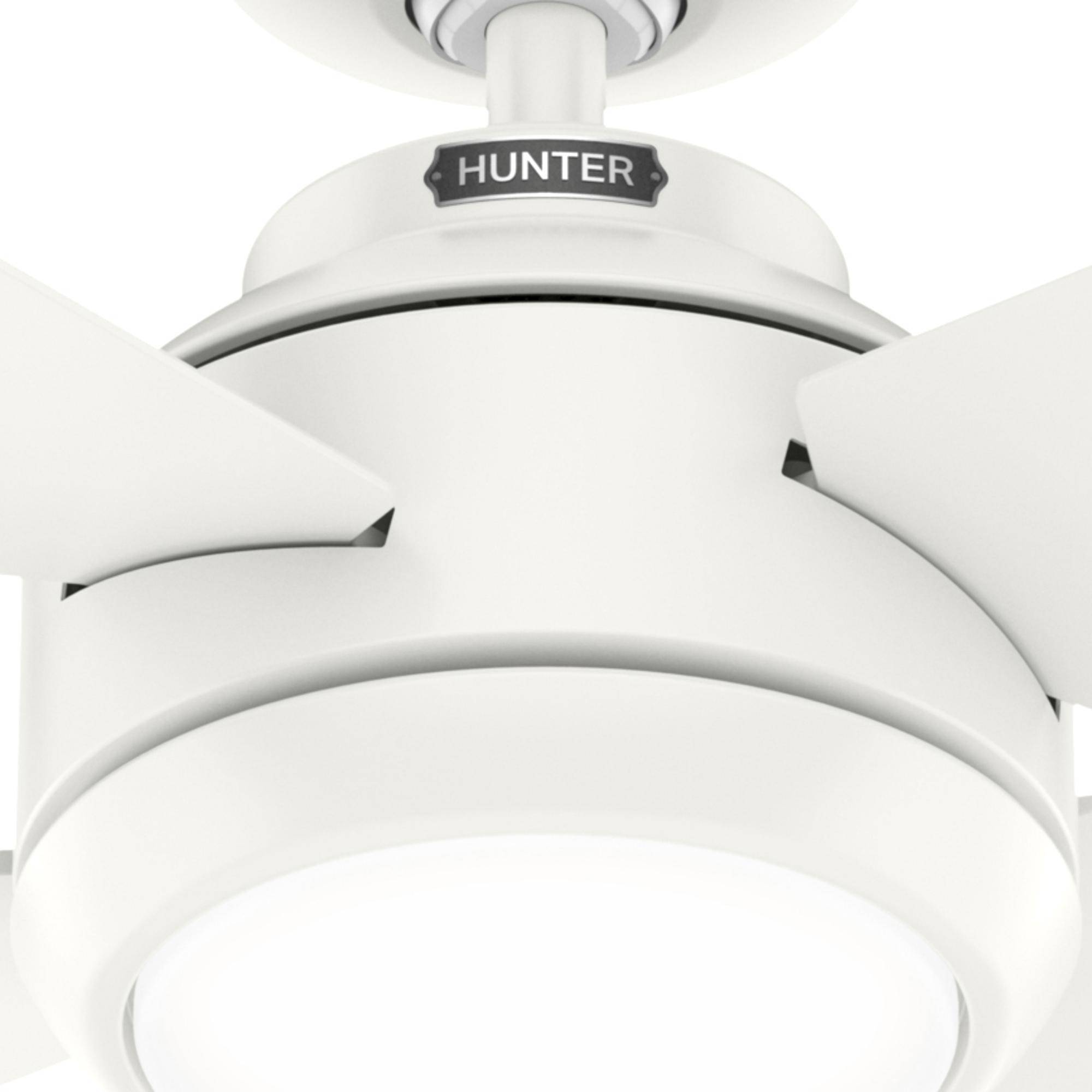 DC Deckenventilator Greta Weiß mit LED & Fernbedienung