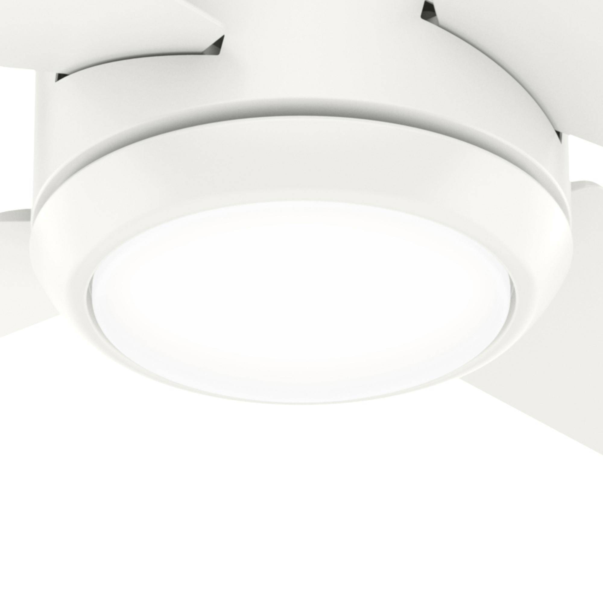 DC Deckenventilator Greta Weiß mit LED & Fernbedienung