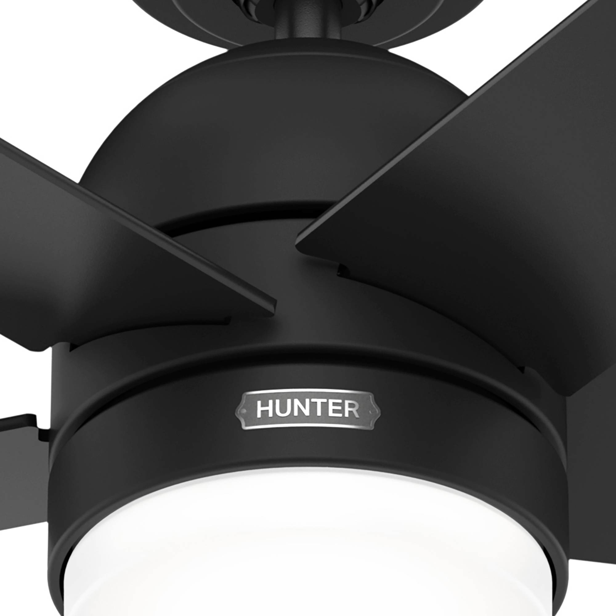 Deckenventilator Giannis Schwarz mit LED & Fernbedienung