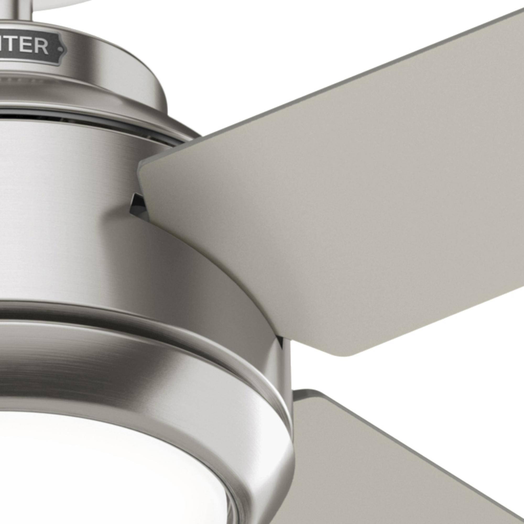 DC Deckenventilator Greta Nickel mit LED & Fernbedienung