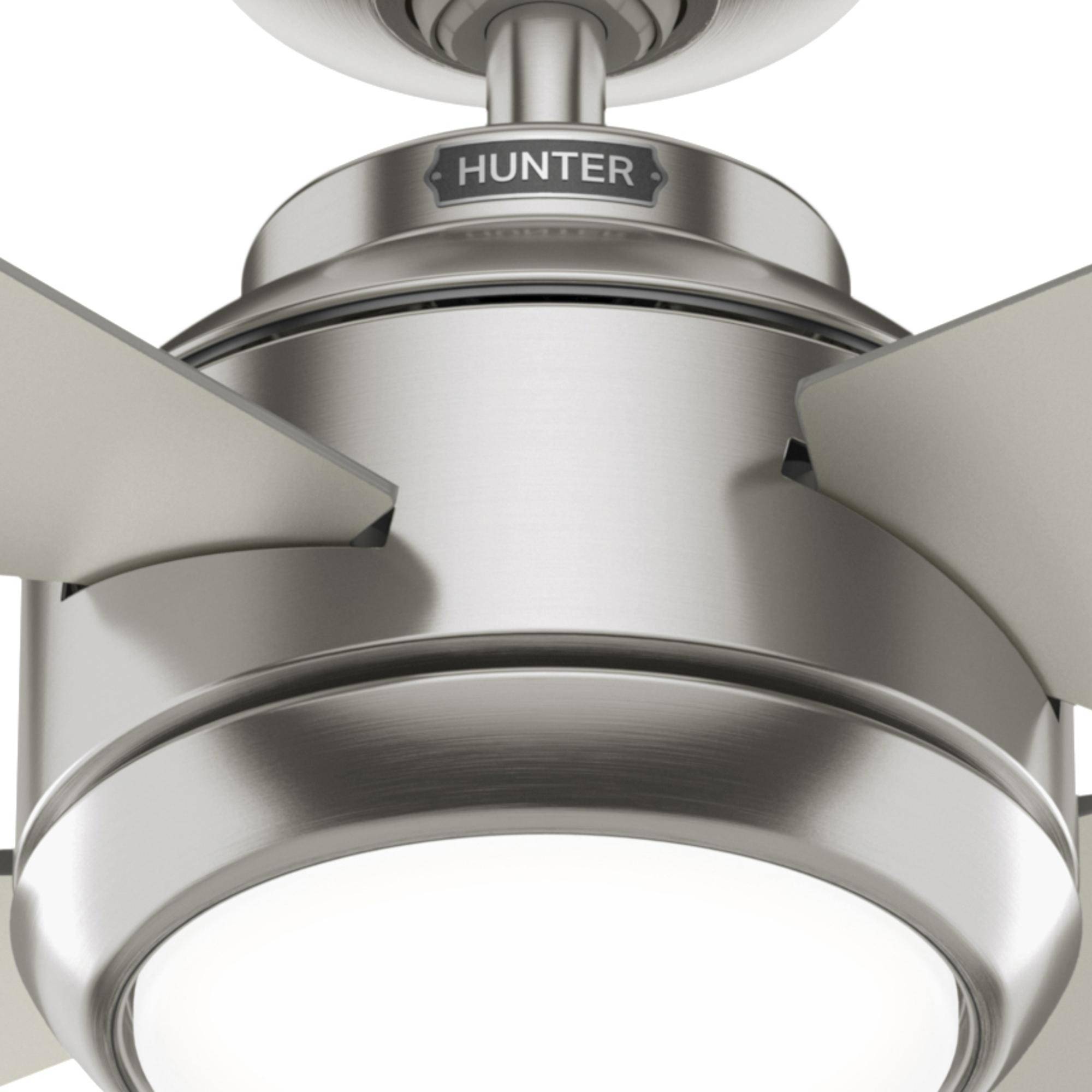 DC Deckenventilator Greta Nickel mit LED & Fernbedienung