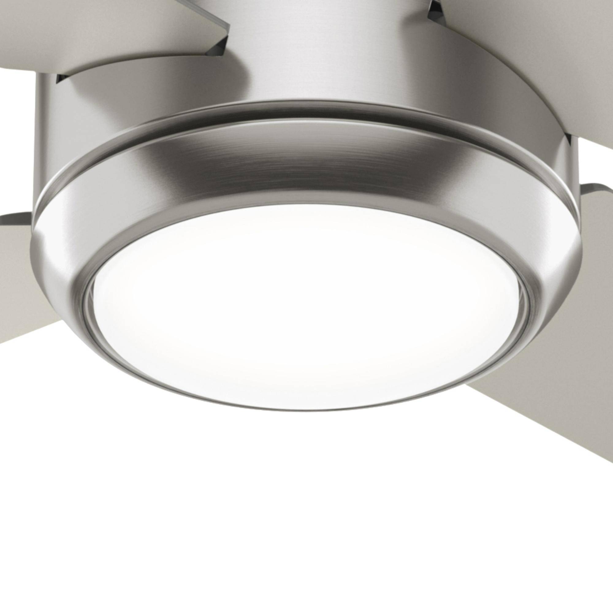 DC Deckenventilator Greta Nickel mit LED & Fernbedienung