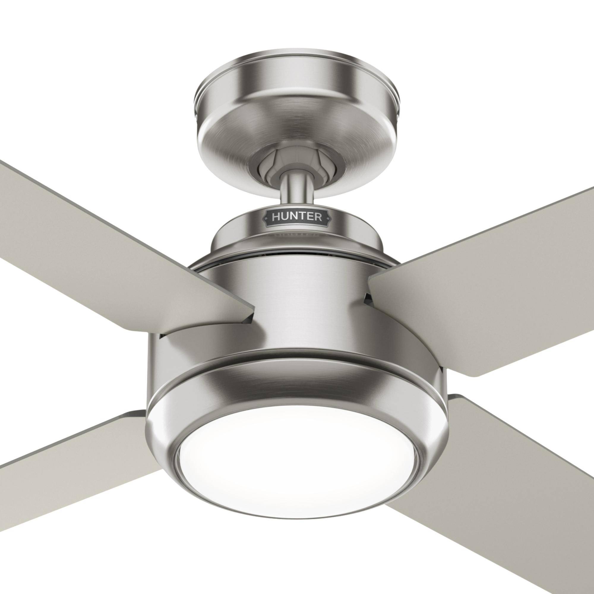 DC Deckenventilator Greta Nickel mit LED & Fernbedienung