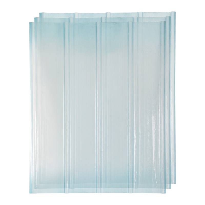 Wellplatten,FRP-Tageslichtplatten,Klar Wellplatten,Wellbahn Profilplatten Trapez,Frostbeständige/Isolierende Dachplatten,2mm Dickes Gewächshausplatt