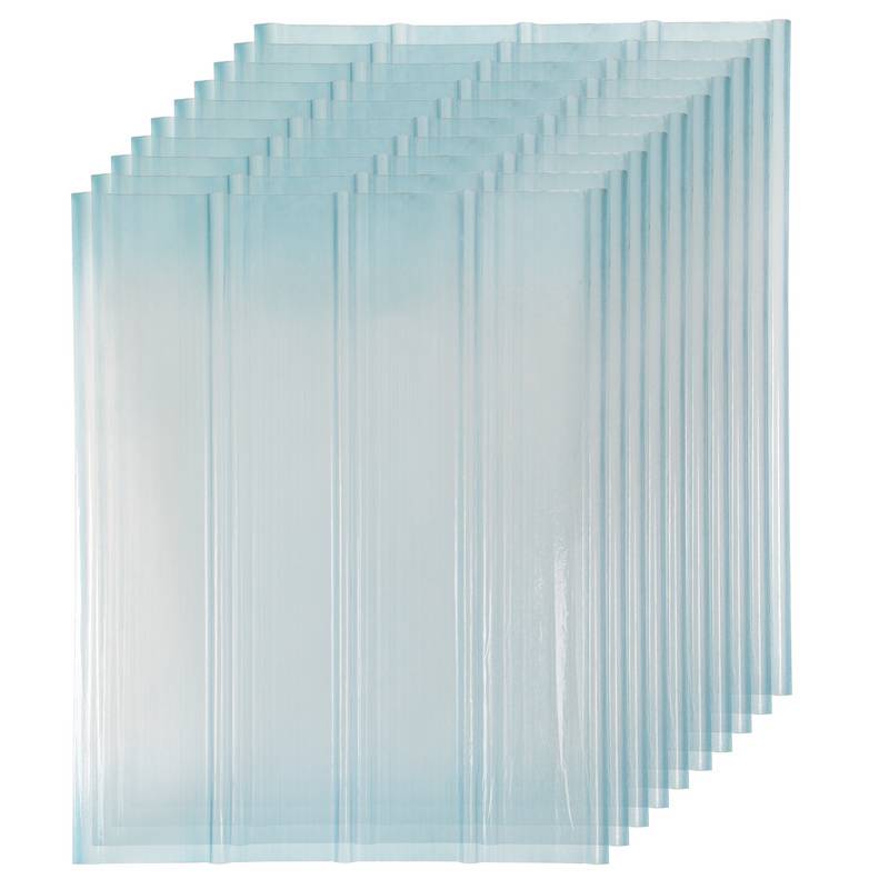Wellplatten,FRP-Tageslichtplatten,Klar Wellplatten,Wellbahn Profilplatten Trapez,Frostbeständige/Isolierende Dachplatten,2mm Dickes Gewächshausplatt