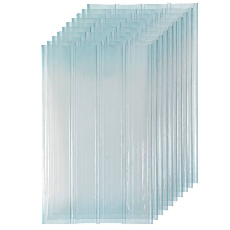 Wellplatten,FRP-Tageslichtplatten,Klar Wellplatten,Wellbahn Profilplatten Trapez,Frostbeständige/Isolierende Dachplatten,2mm Dickes Gewächshausplatt