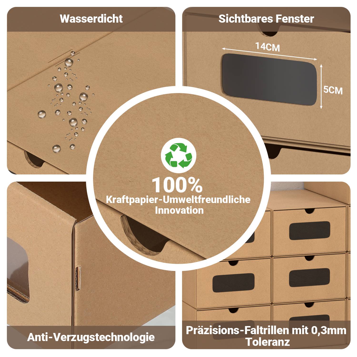 10x Schuhboxen mit Sichtfenster Schuhaufbewahrung Aufbewahrungsbox Stapelbar Storage Box Schuhbox Schuhkarton Schuhschachtel Allzweckbox Braun
