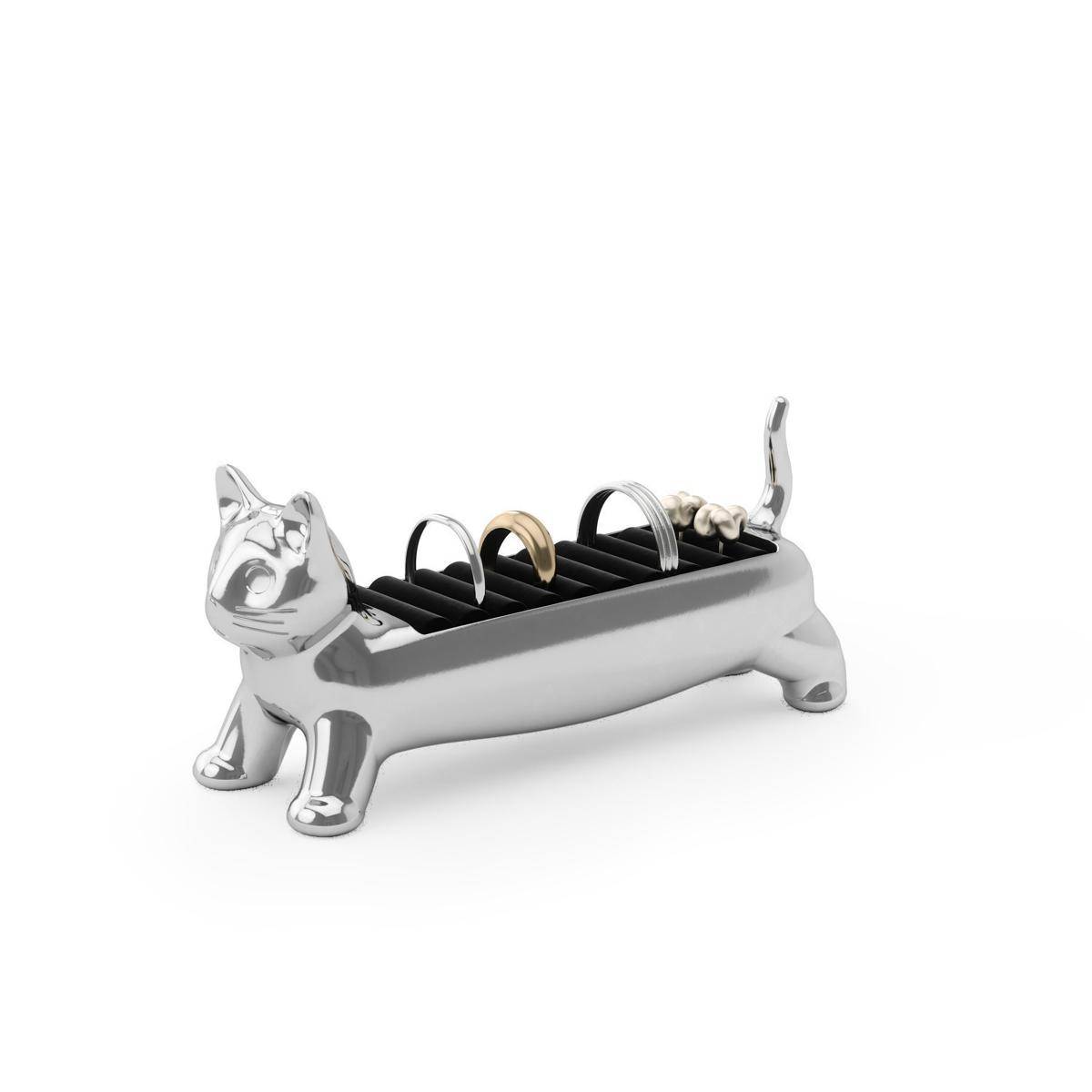 ALI CAT RING HOLDER CHROME