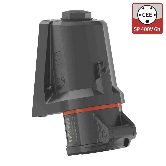 Walther CEE NEO Wandsteckdose FW110506CC 16A 5P 6h IP54 Käfigzugfeder Industriematerial