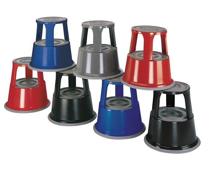 WEDO Rollhocker Metall rt Multimedia-Technik Bürostuhl