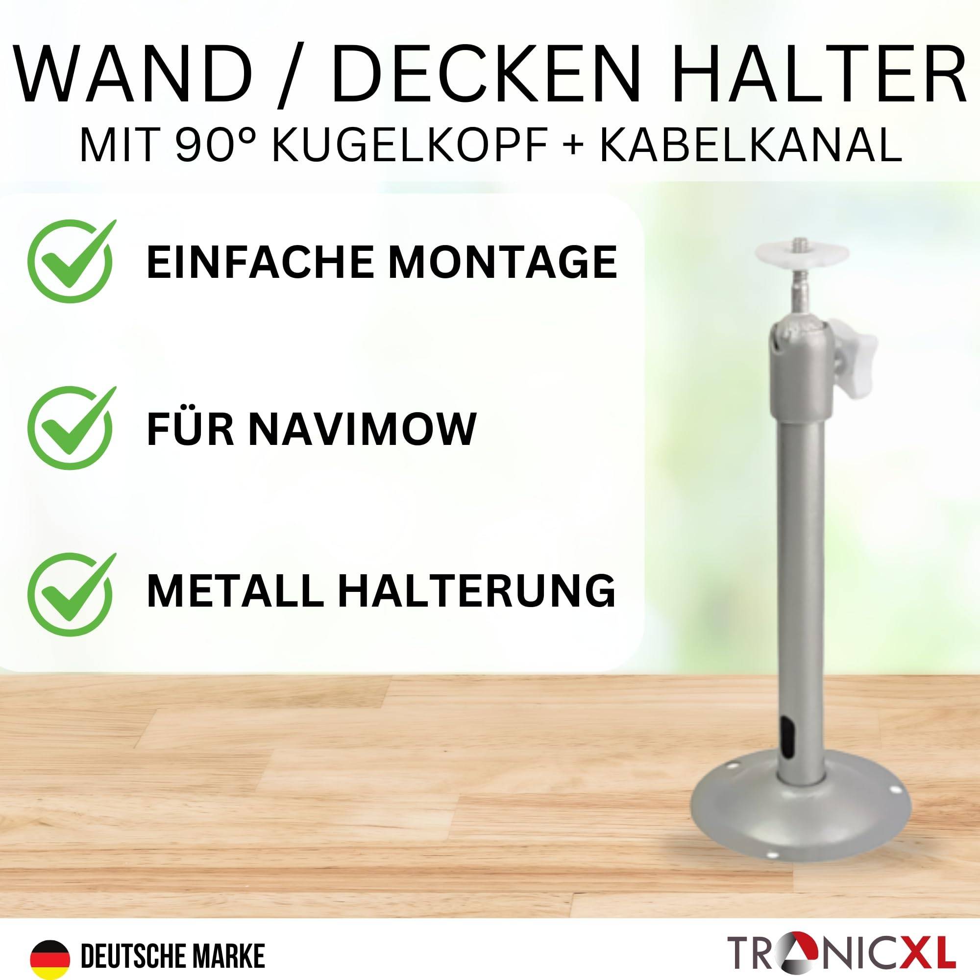 Wandhalterung für Rasenmäher Roboter RTK kompatibel mit Segway Navimow i105E i108E H500E-VF H800E-VF H1500E-VF H3000E-VF Mähroboter Antennenhalteru