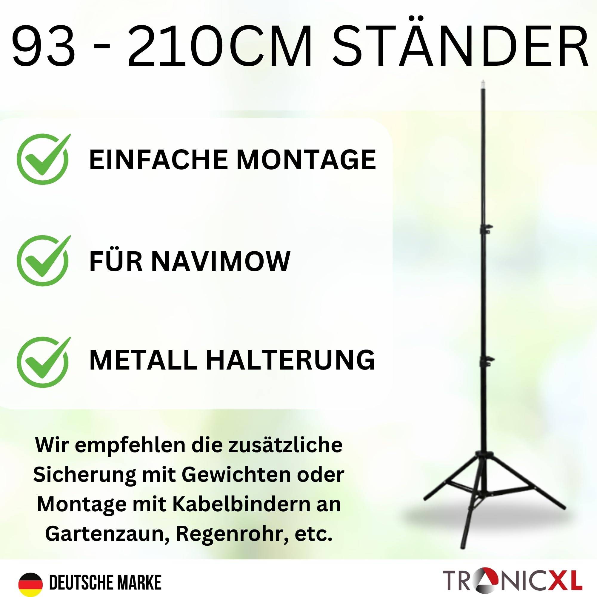 Ständer Antennenhalterung für Rasenmäher Roboter RTK für Segway Navimow i105E i108E H500E-VF H800E-VF H1500E-VF H3000E-VF Mähroboter Antenne Zube