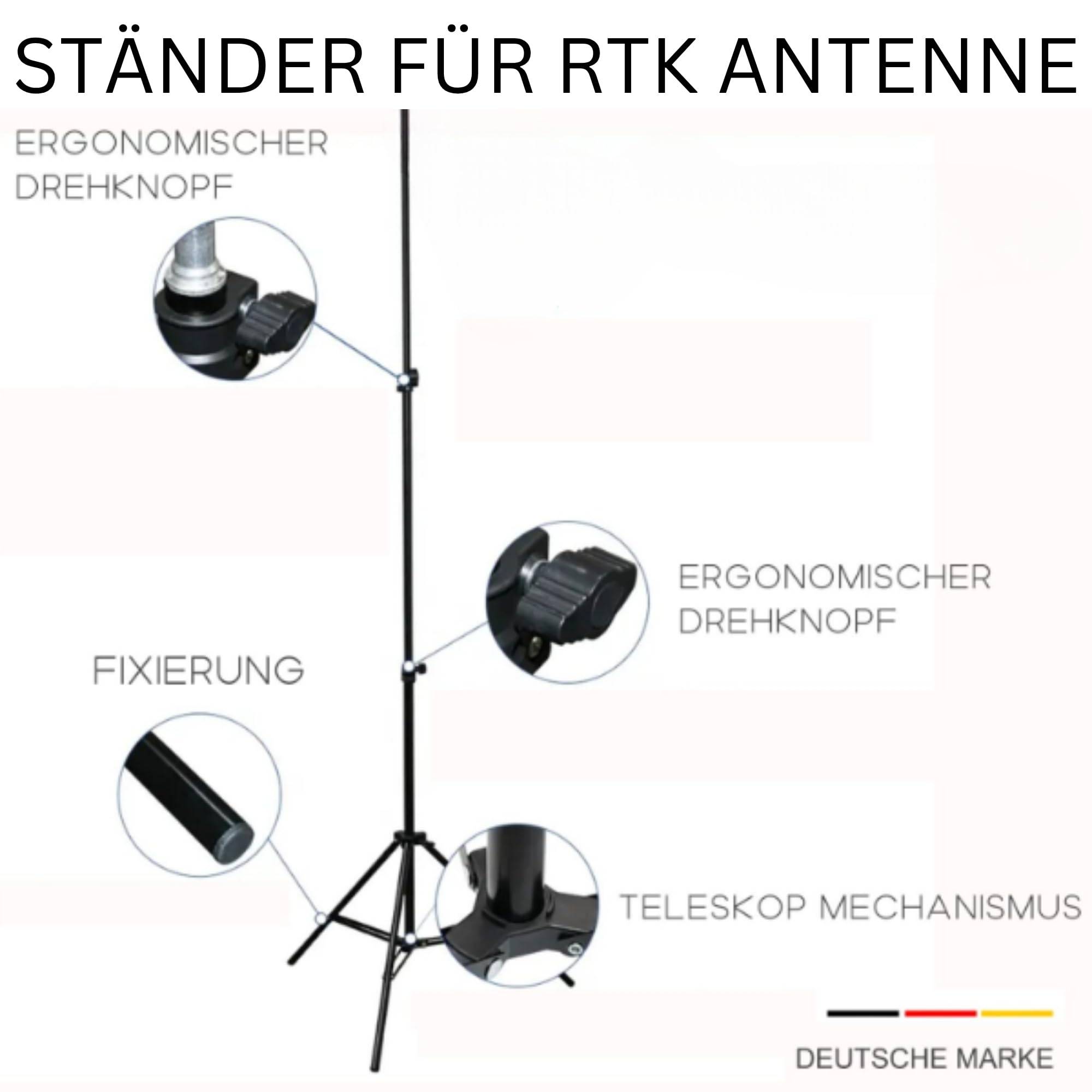 Ständer Antennenhalterung für Rasenmäher Roboter RTK für Segway Navimow i105E i108E H500E-VF H800E-VF H1500E-VF H3000E-VF Mähroboter Antenne Zube