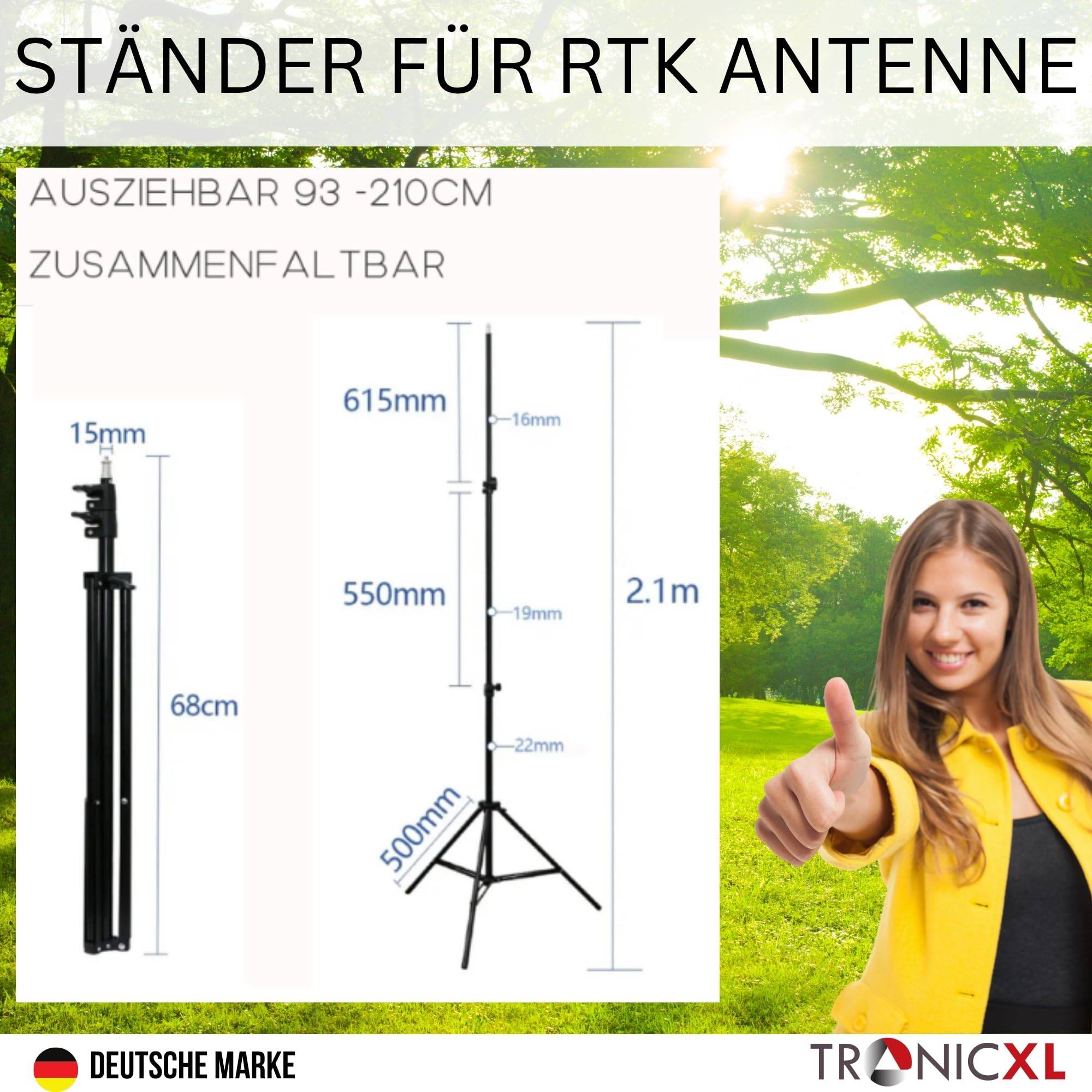 Ständer Antennenhalterung für Rasenmäher Roboter RTK für Segway Navimow i105E i108E H500E-VF H800E-VF H1500E-VF H3000E-VF Mähroboter Antenne Zube