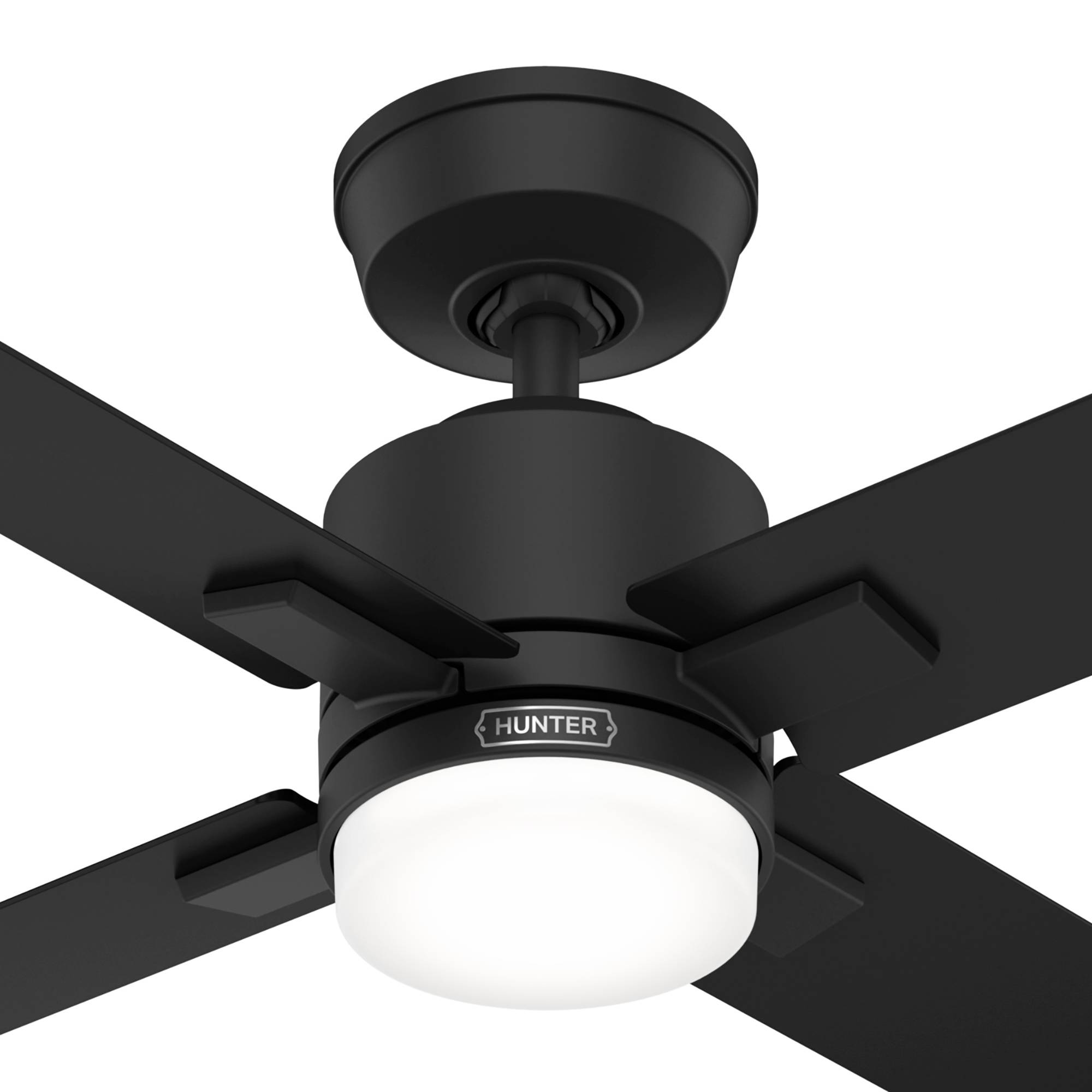 DC Deckenventilator Mila Schwarz mit LED & Fernbedienung