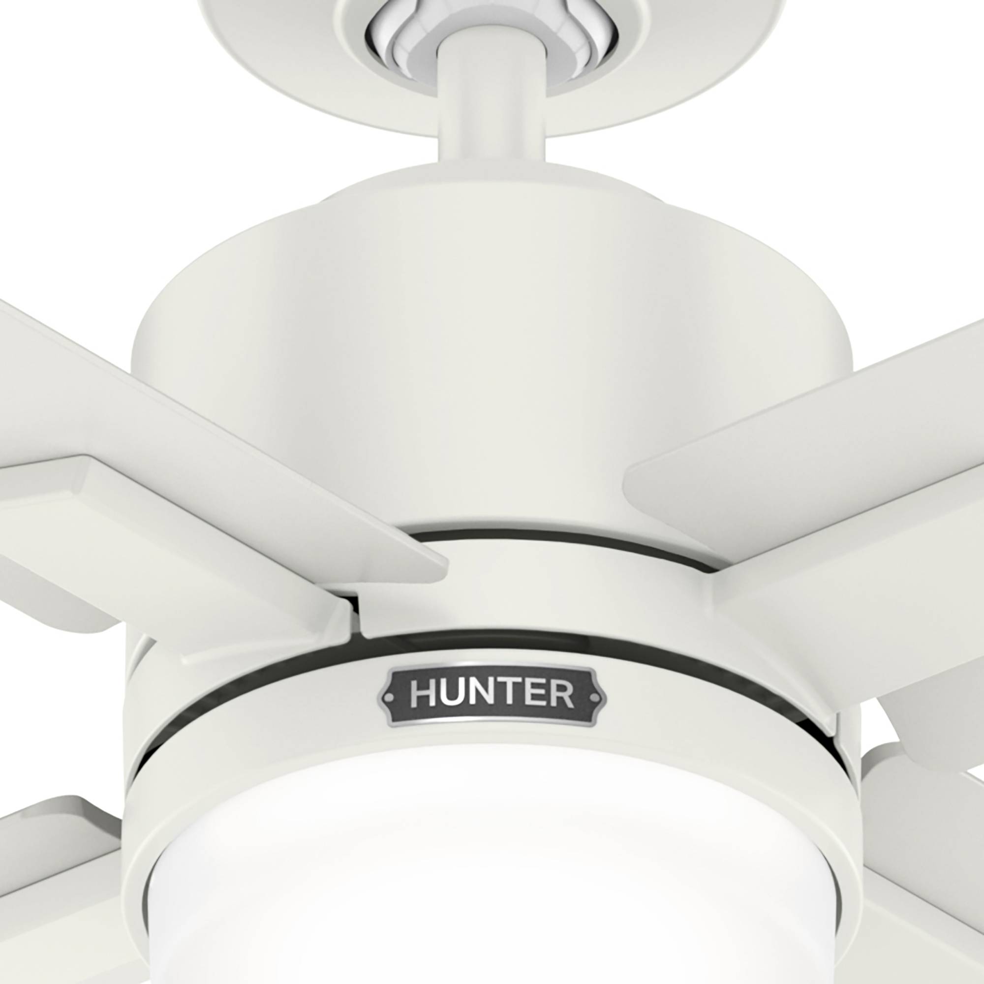 DC Deckenventilator Mila Weiß mit LED & Fernbedienung