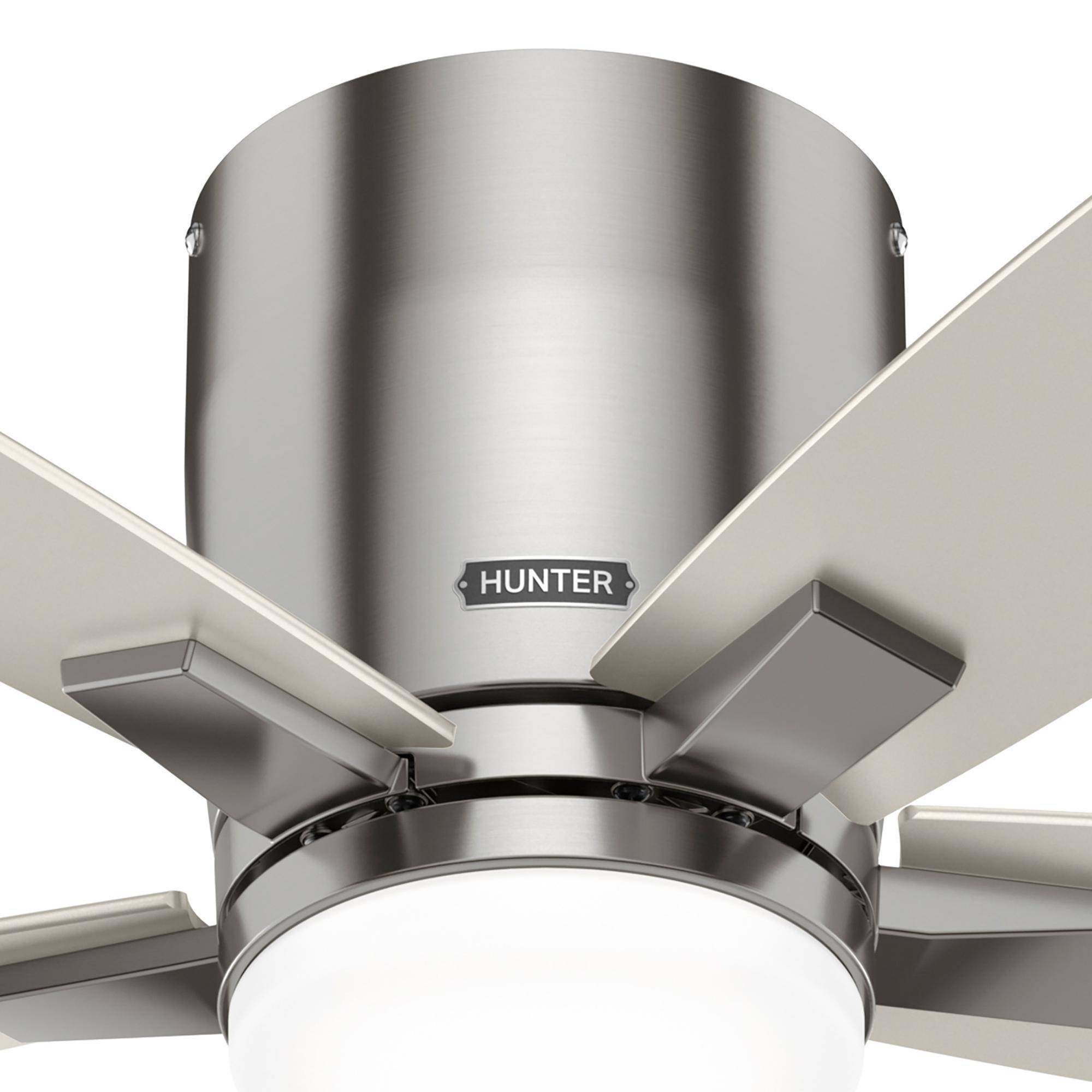 Deckenventilator Valencia Nickel mit LED & Fernbedienung