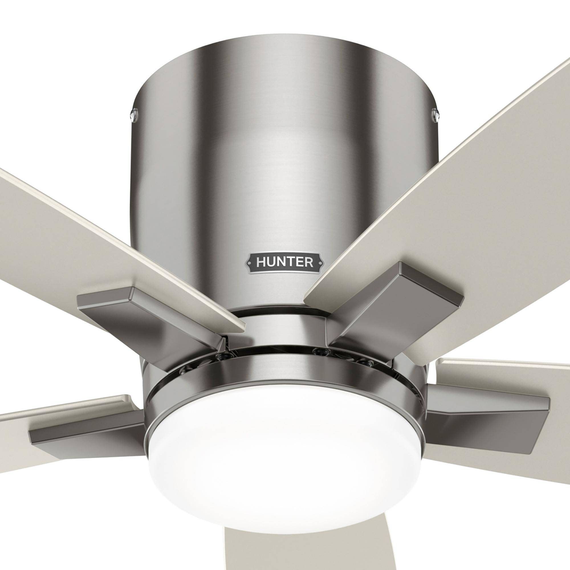 Deckenventilator Valencia Nickel mit LED & Fernbedienung