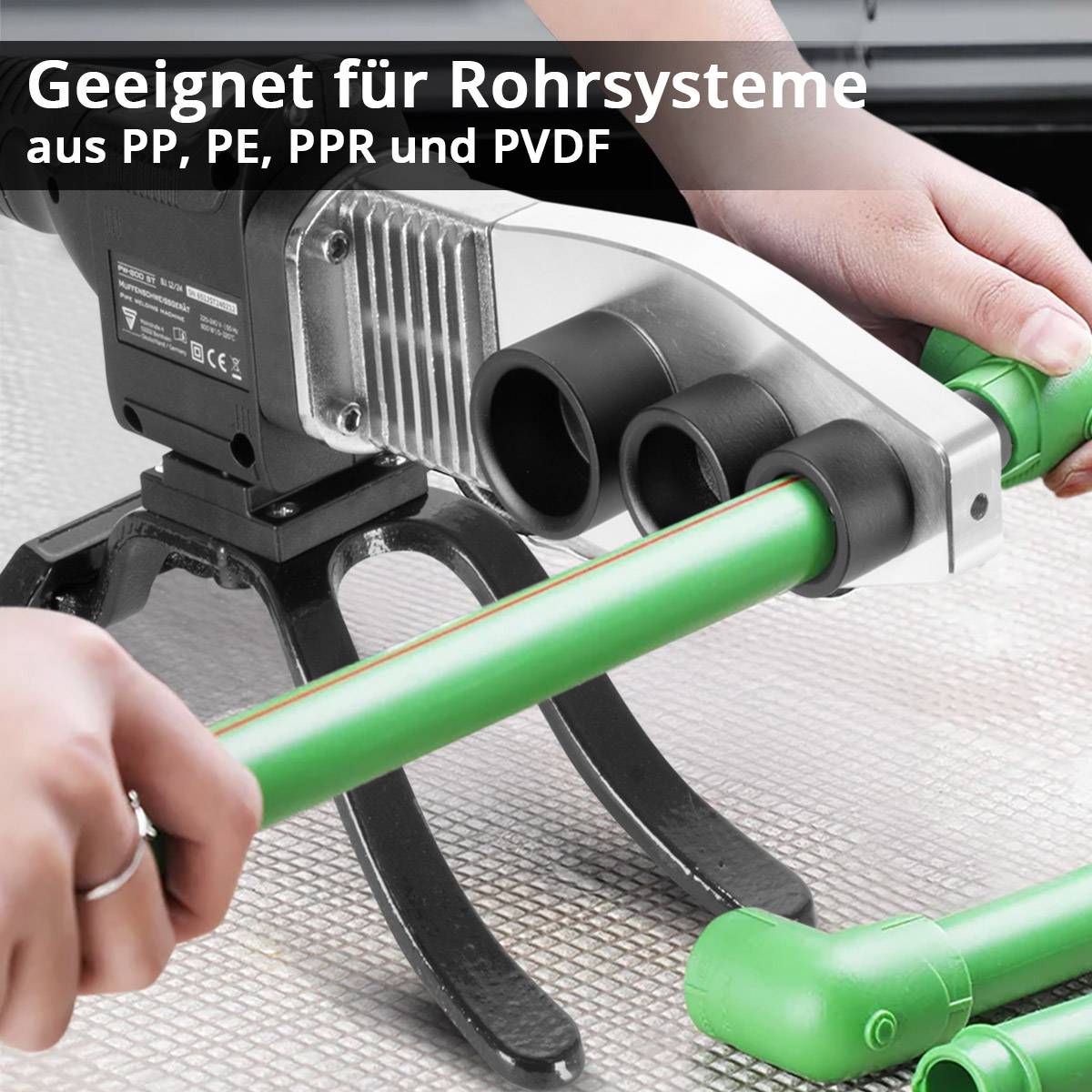 STAHLWERK Muffenschweißgerät PW-800 ST Kunststoffschweißgerät