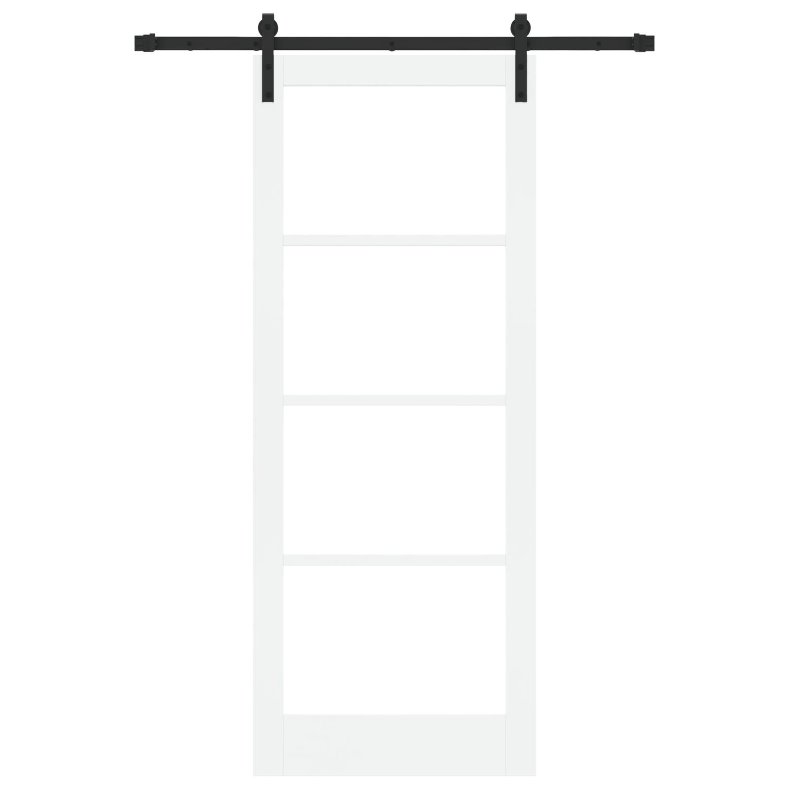 vidaXL Schiebetür 'ORKDAL'Weiß 83x211 cm