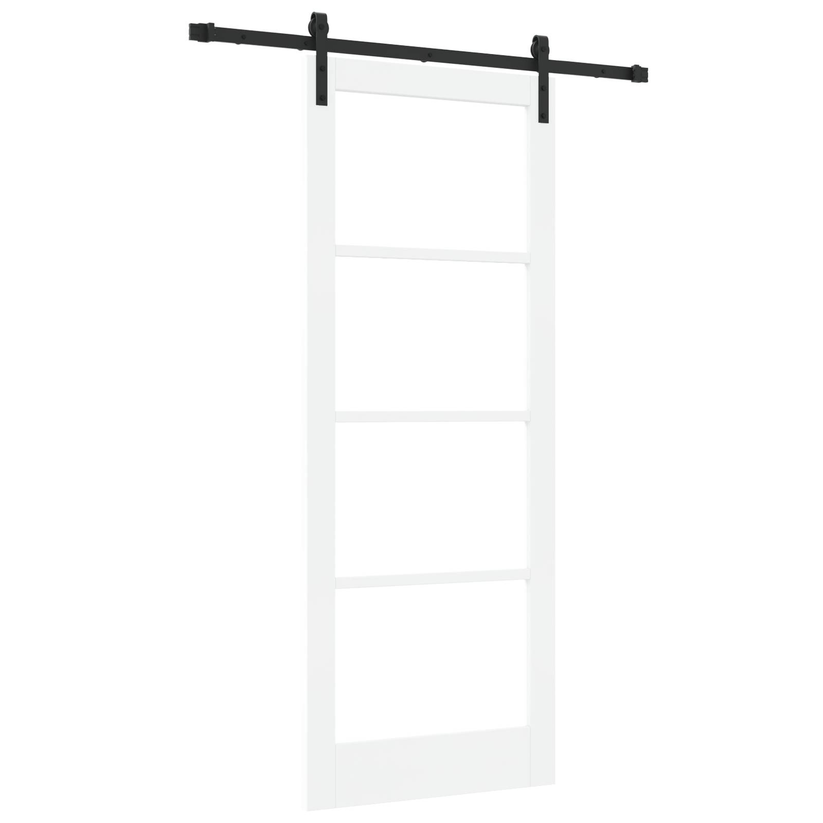 vidaXL Schiebetür 'ORKDAL'Weiß 83x211 cm