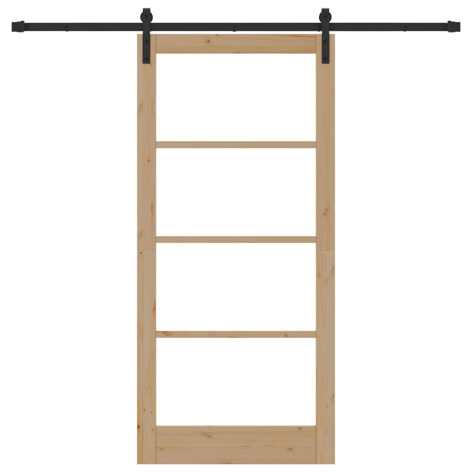 vidaXL Schiebetür mit Hardware Set 'ORKDAL'93x202 cm