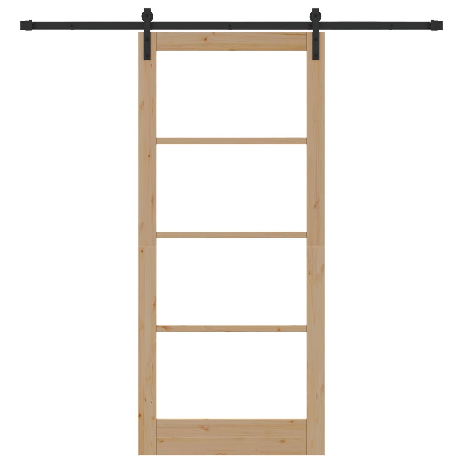 vidaXL Schiebetür mit Beschlägen 'ORKDAL'93x211 cm