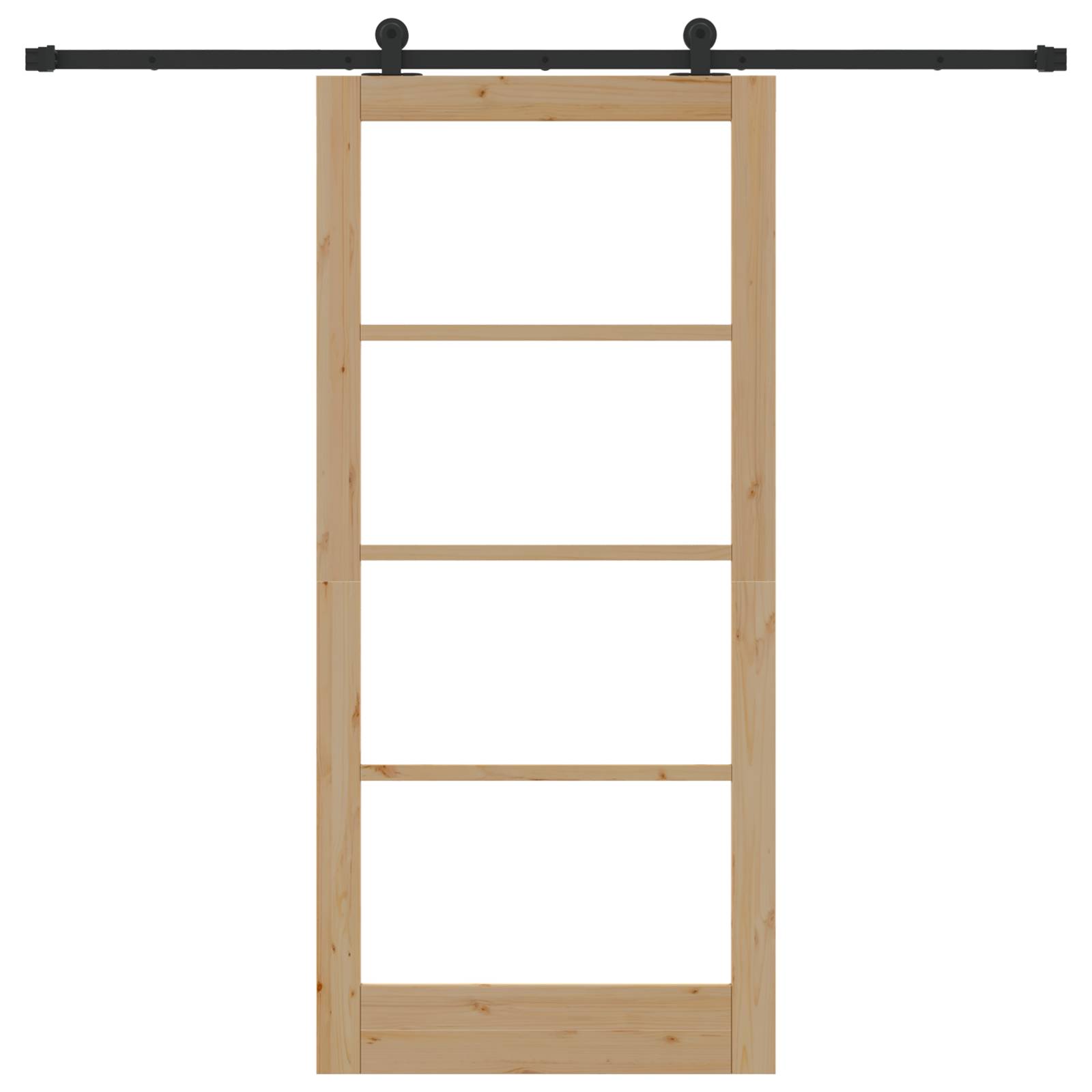 vidaXL Schiebetür mit Beschläge-Set 'ORKDAL'93x202 cm