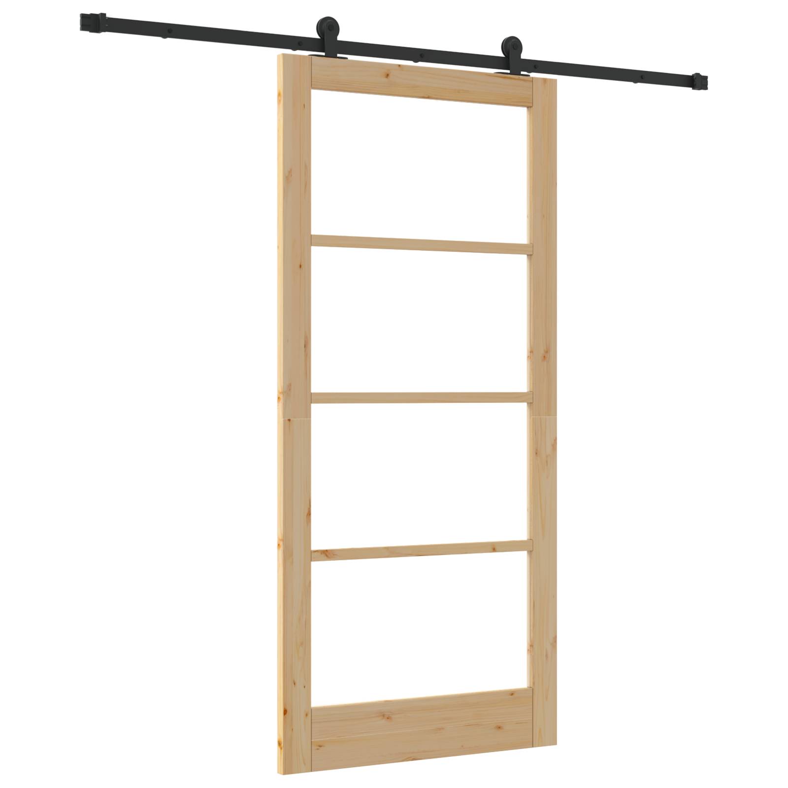 vidaXL Schiebetür mit Beschläge-Set 'ORKDAL'93x202 cm