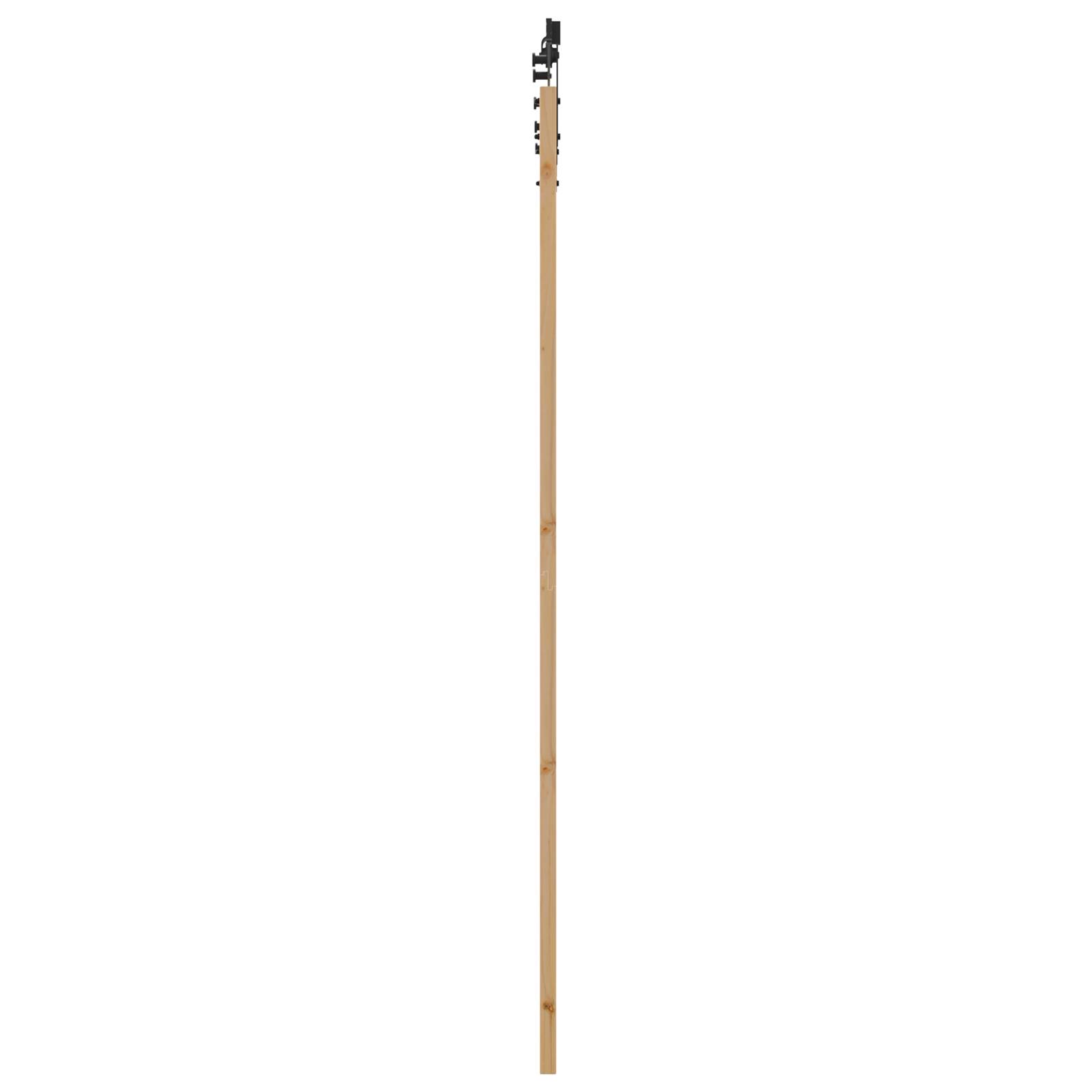 vidaXL Schiebetür mit Hardware-Set 93x232 cm Massivholz-Kiefer